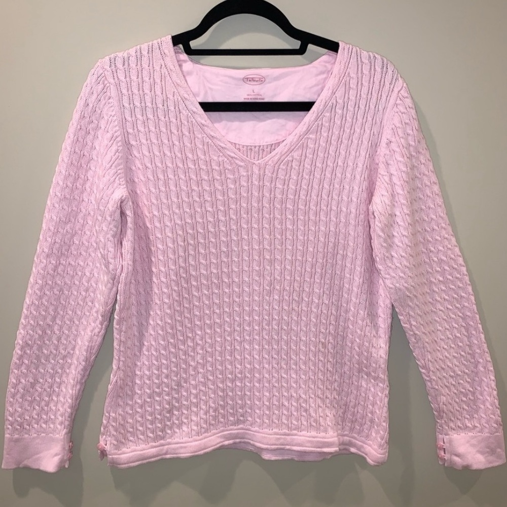 Pink Talbots Sweater